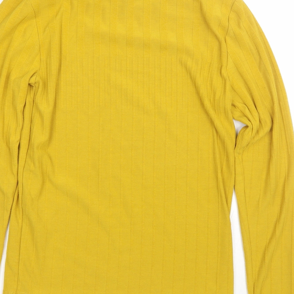 Womens UK Size 14 New Look Yellow Pullover Jumper