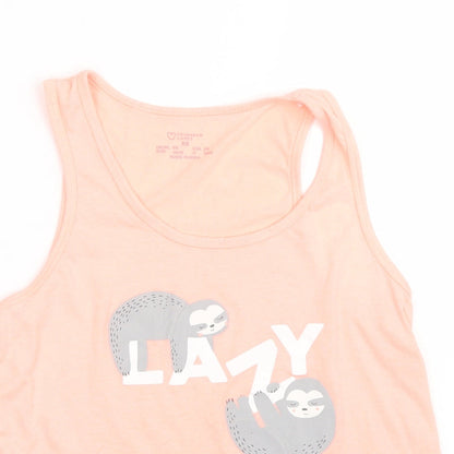 Primark Womens Pink   Cami Pyjama Top Size XS