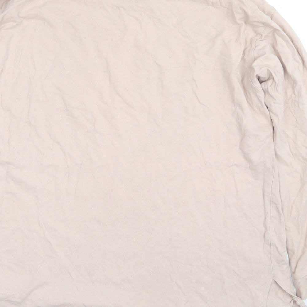 H&M Womens Pink   Pullover Sweatshirt Size L