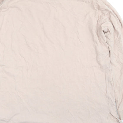 H&M Womens Pink   Pullover Sweatshirt Size L