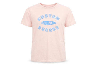 Front view of Gap girls’ pink basic t-shirt, size 10-11, years