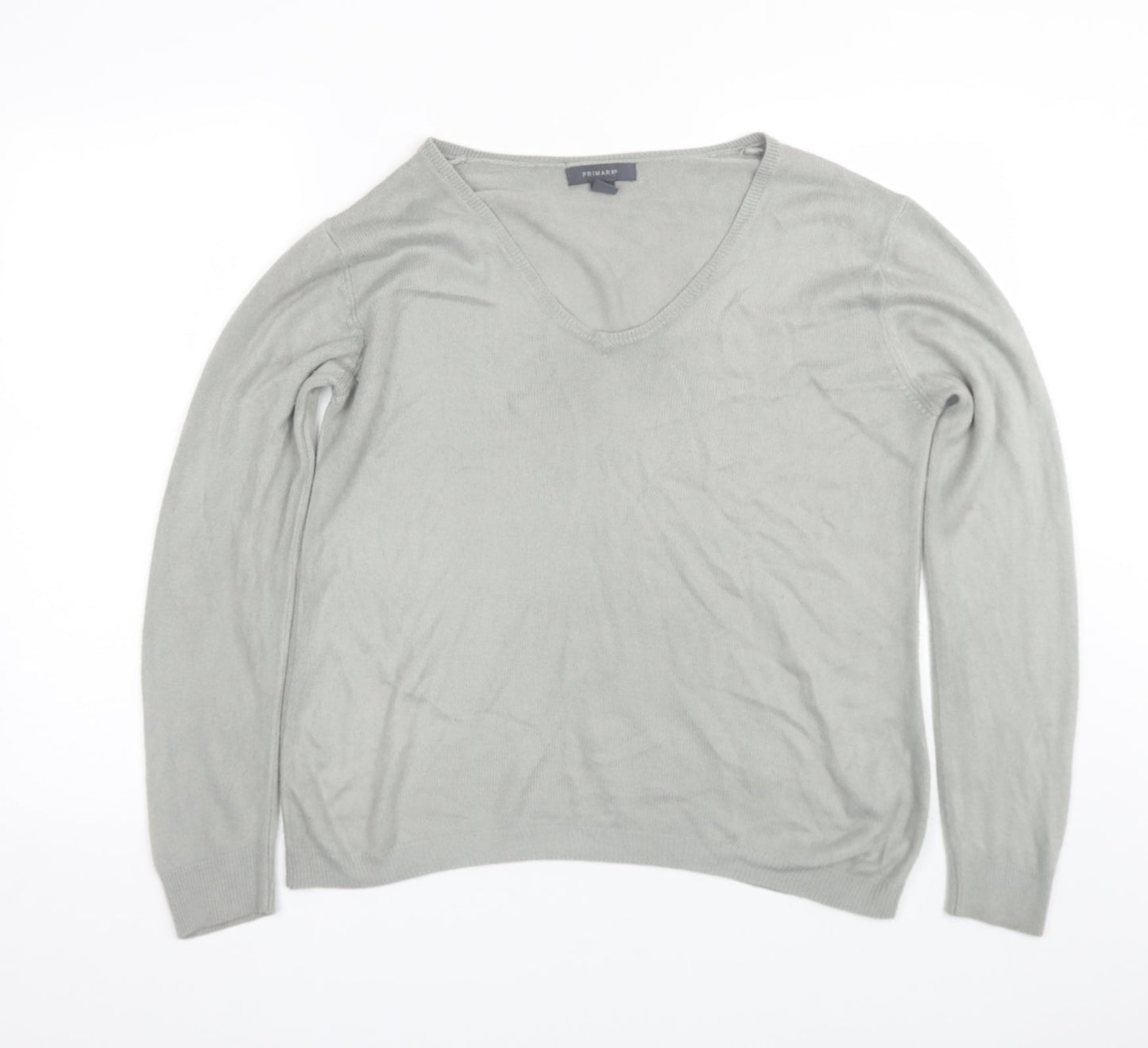 Primark Womens Grey   Pullover Jumper Size M