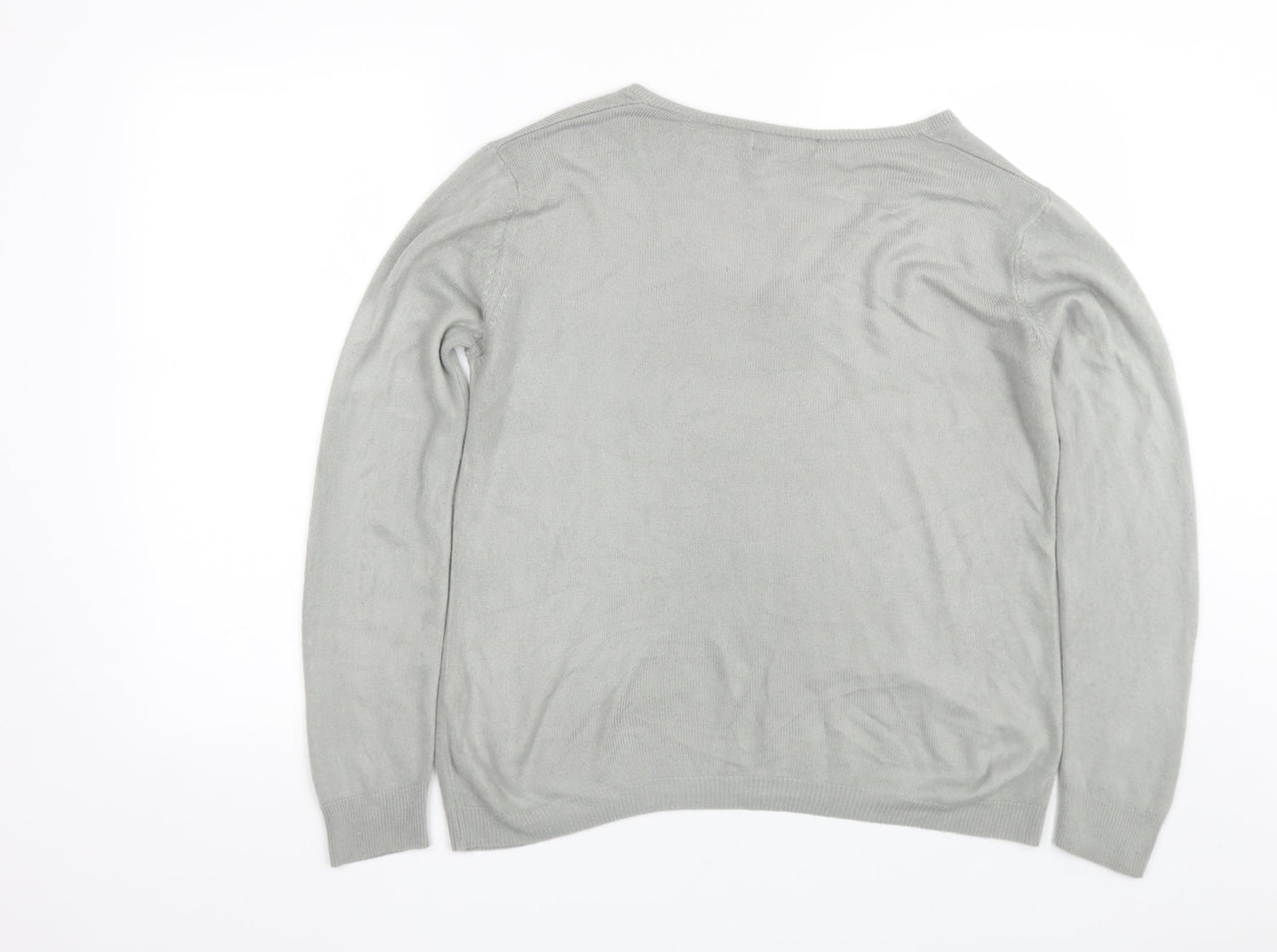 Primark Womens Grey   Pullover Jumper Size M