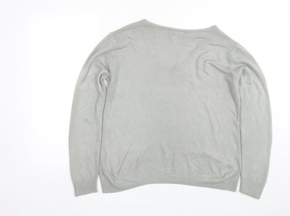 Primark Womens Grey   Pullover Jumper Size M