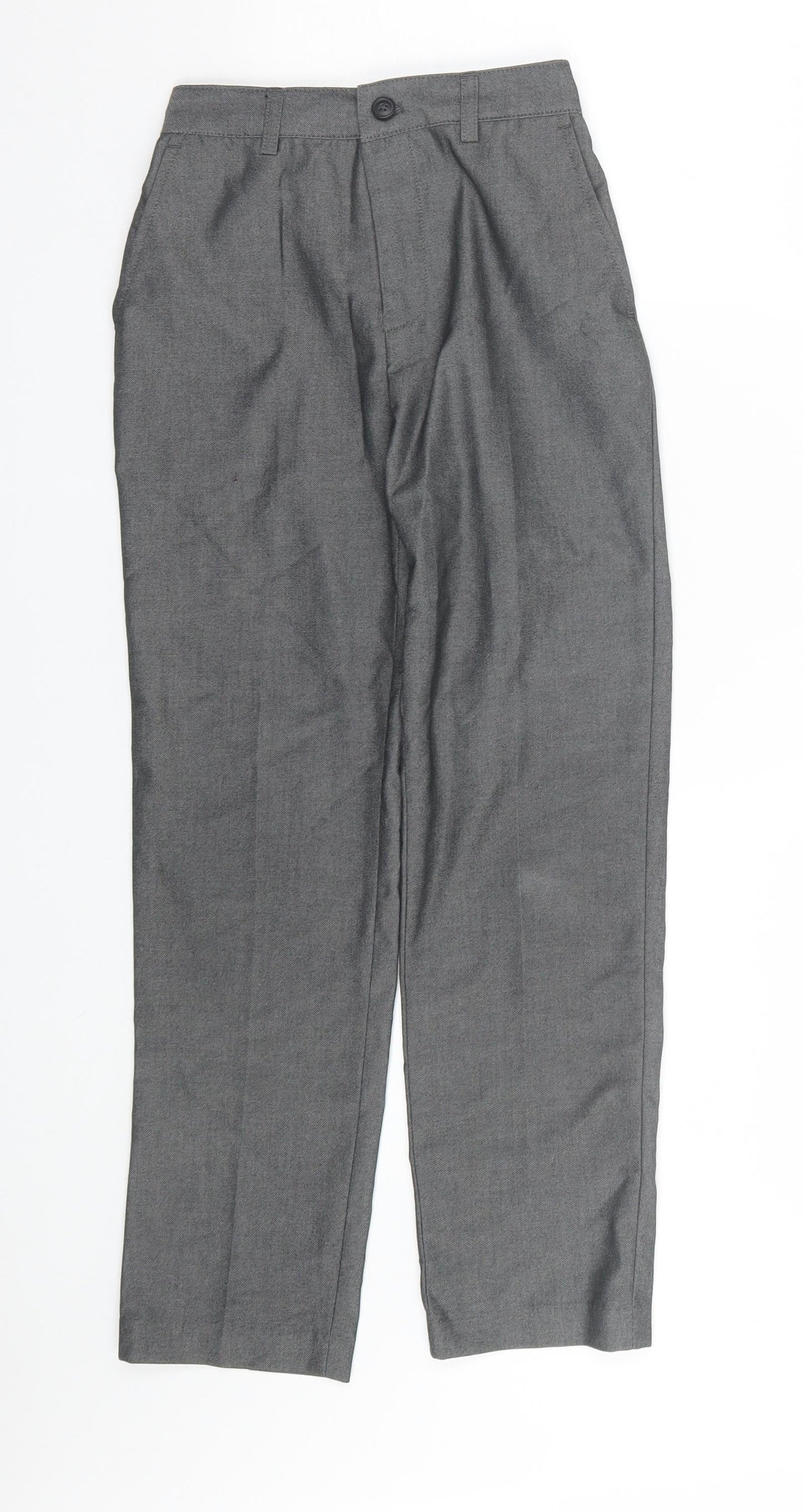Preworn Boys Grey   Dress Pants Trousers Size 9 Months - School uniform