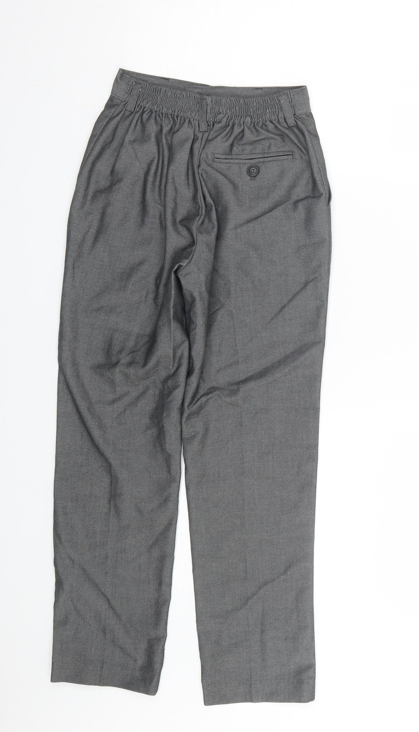 Preworn Boys Grey   Dress Pants Trousers Size 9 Months - School uniform