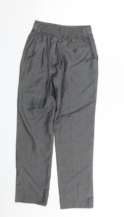 Preworn Boys Grey   Dress Pants Trousers Size 9 Months - School uniform