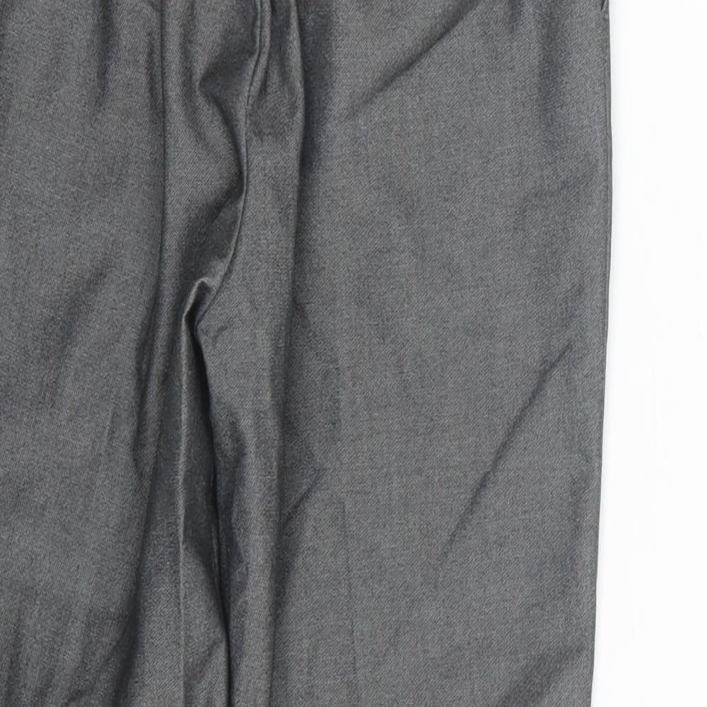 Preworn Boys Grey   Dress Pants Trousers Size 9 Months - School uniform
