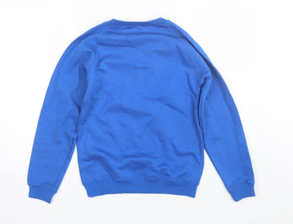 David Luke Boys Blue   Pullover Sweatshirt Size 11-12 Years  - School uniform
