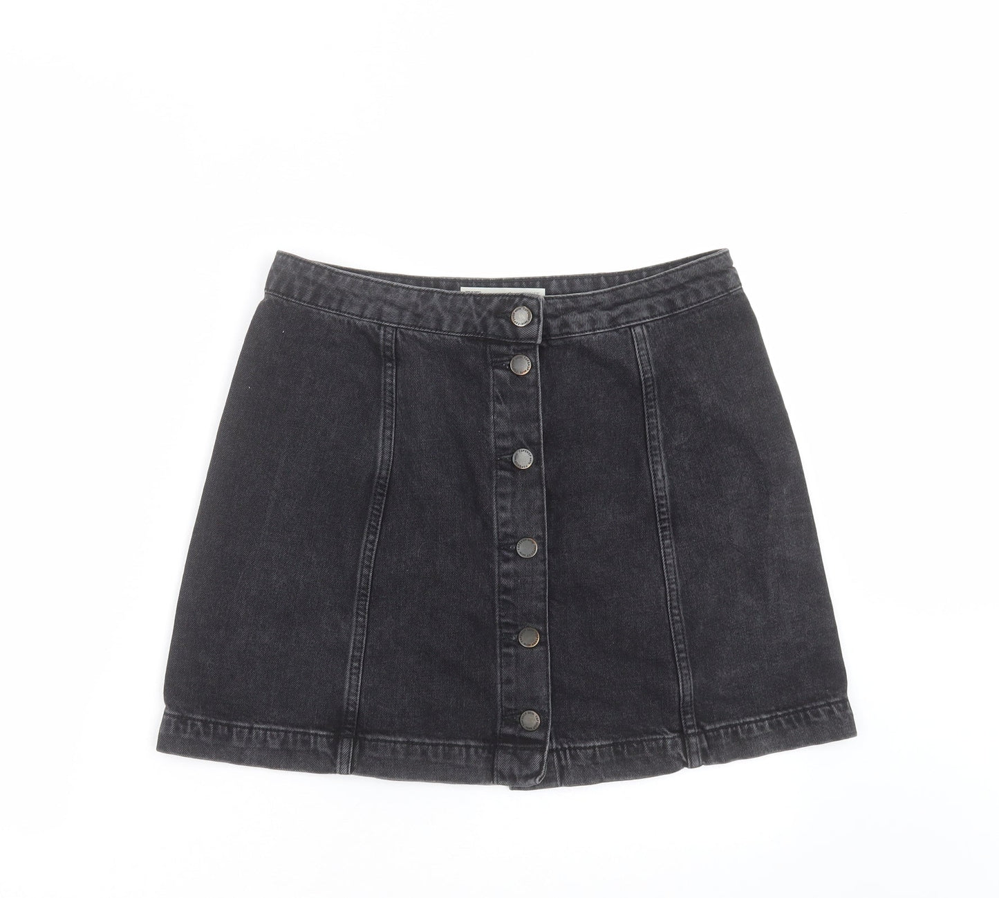Womens UK Size 30 in Topshop A-Line Denim Skirt