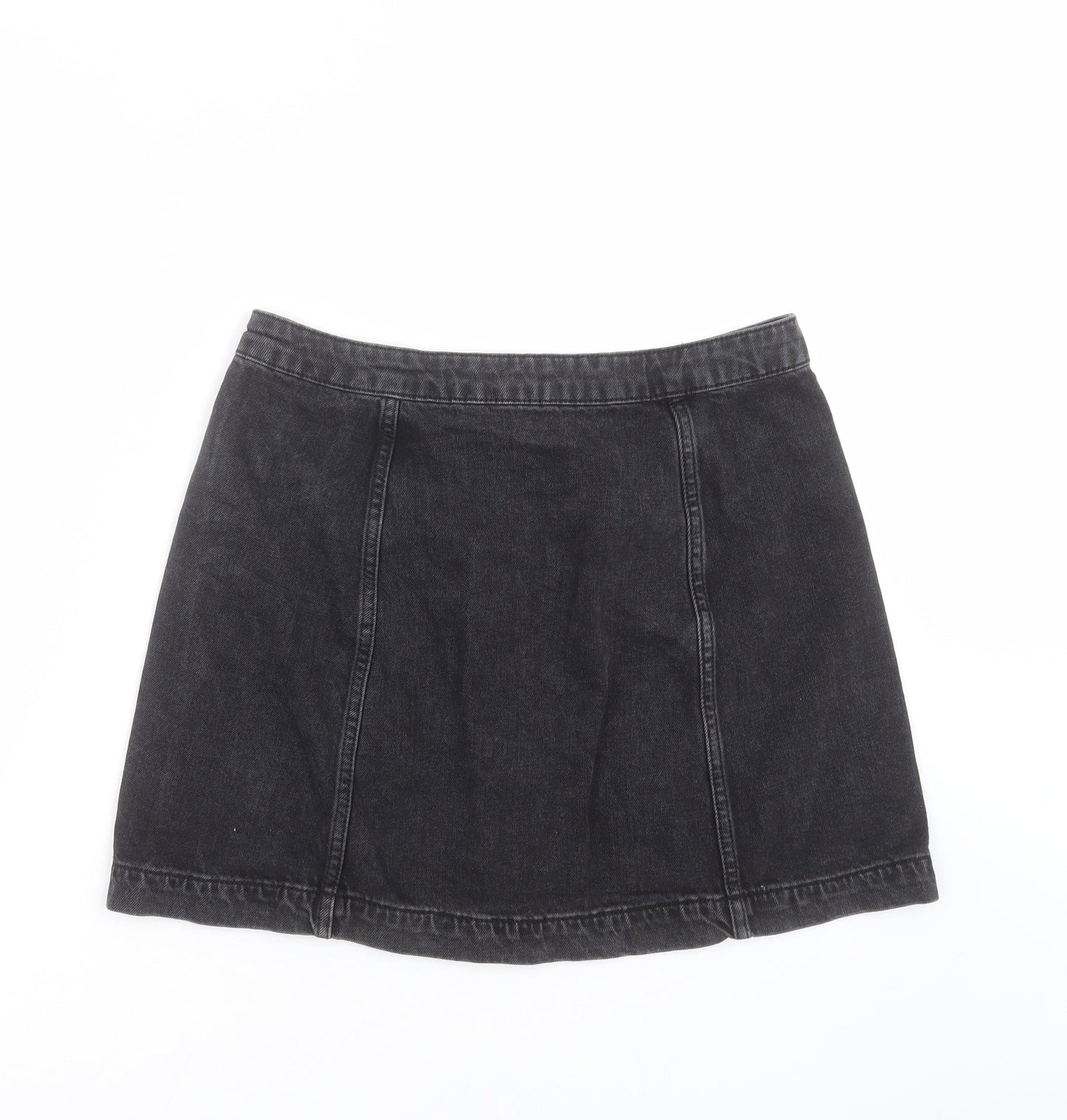 Womens UK Size 30 in Topshop A-Line Denim Skirt
