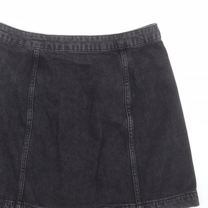 Womens UK Size 30 in Topshop A-Line Denim Skirt