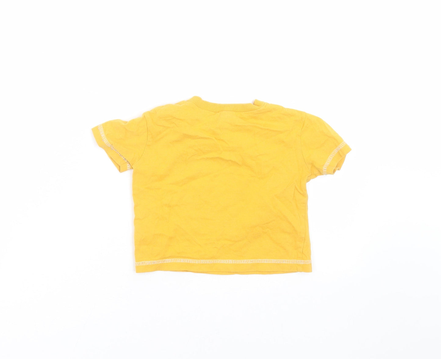 F&F Baby Yellow   Basic T-Shirt Size 9-12 Months