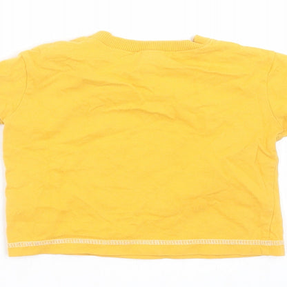 F&F Baby Yellow   Basic T-Shirt Size 9-12 Months