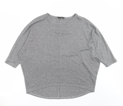 Womens UK Size M New Look Grey Pullover Jumper