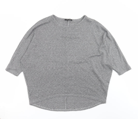 Womens UK Size M New Look Grey Pullover Jumper