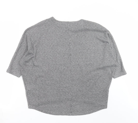 Womens UK Size M New Look Grey Pullover Jumper