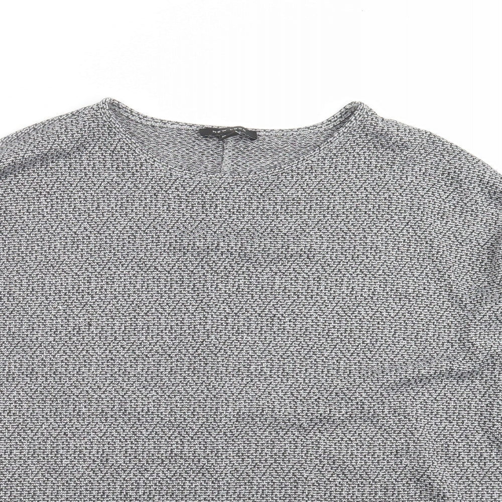 Womens UK Size M New Look Grey Pullover Jumper