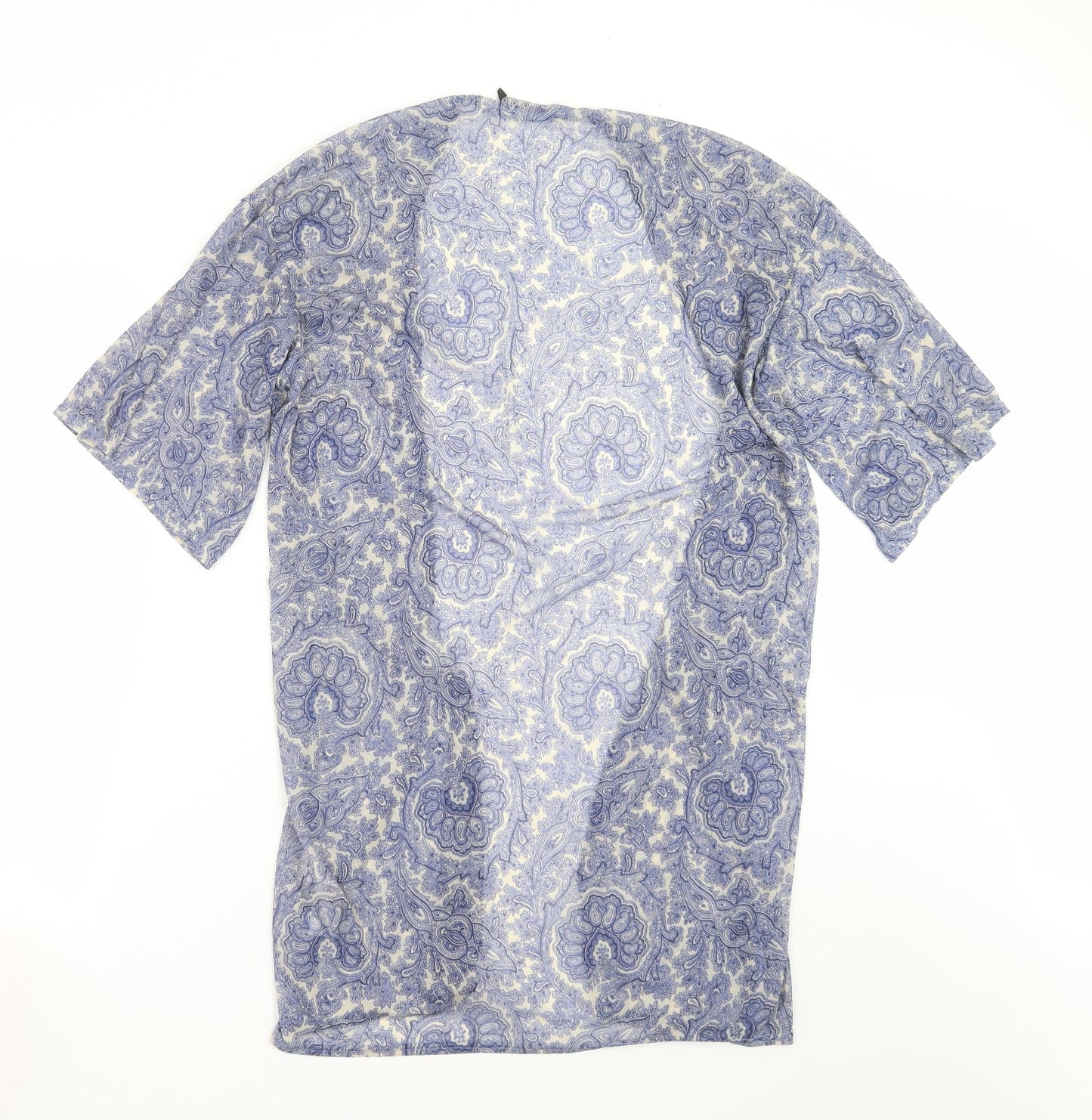 Primark Womens Blue Paisley  Cardigan Jumper Size S