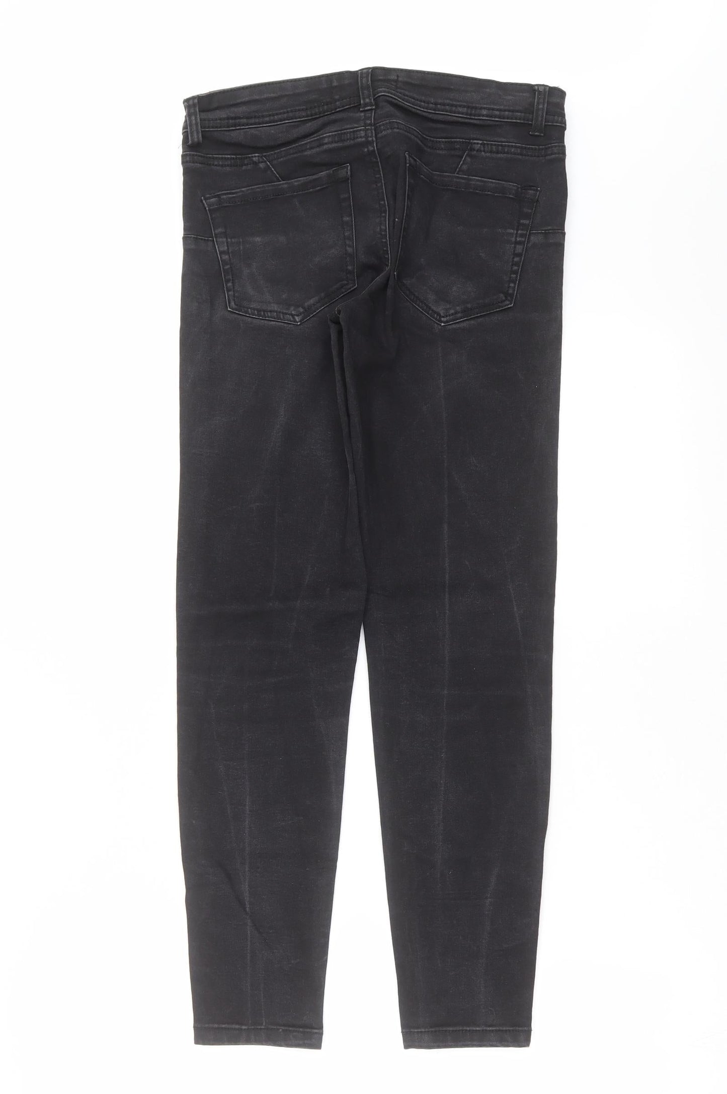 Primark Womens Grey  Denim Skinny Jeans Size 10 L27 in