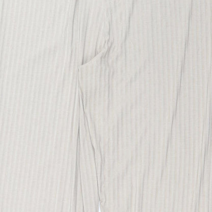 Womens UK Size L H&M Regular Fit  Beige Trousers