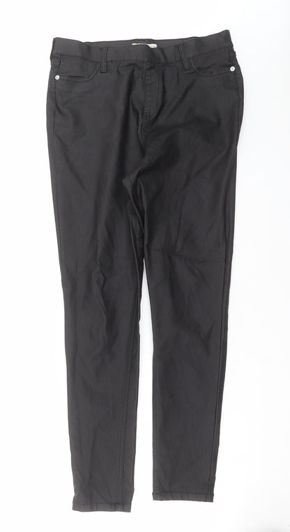 F&F Womens Black   Trousers  Size 14 L28 in