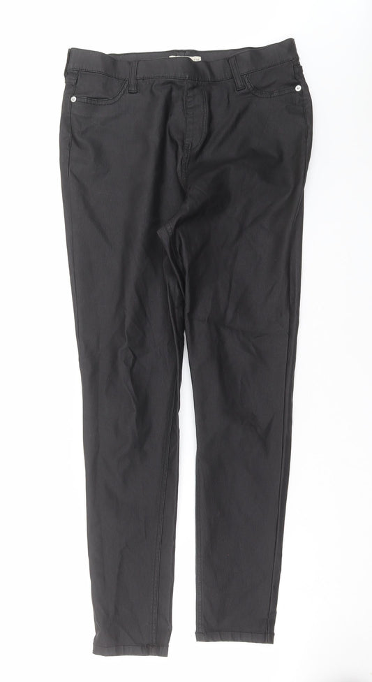 F&F Womens Black   Trousers  Size 14 L28 in