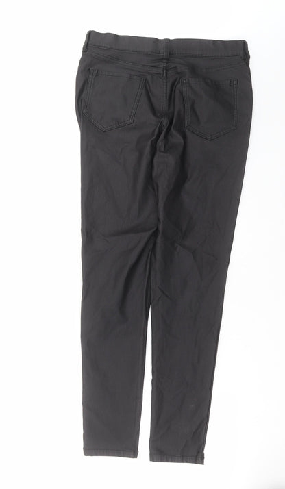 F&F Womens Black   Trousers  Size 14 L28 in