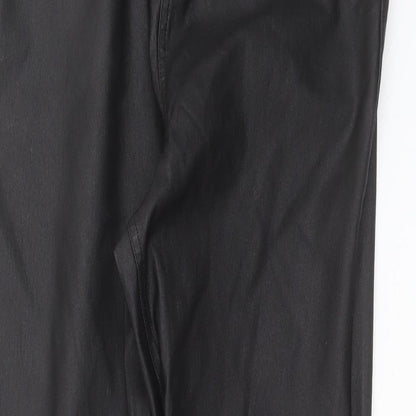 F&F Womens Black   Trousers  Size 14 L28 in