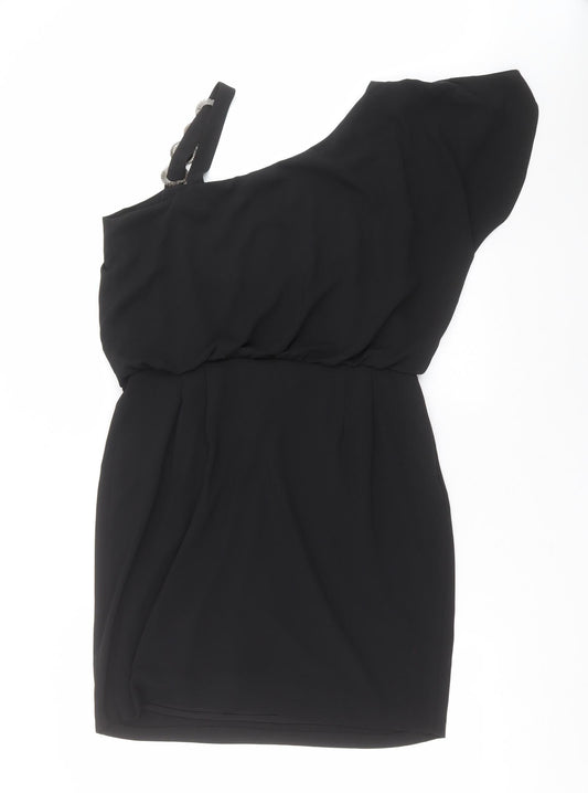 S.L. Fashions Womens Black   Shift  Size 14