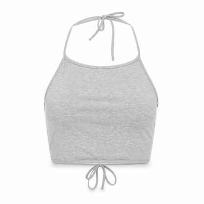 Womens UK Size 10 Missguided Grey Cropped T-Shirt