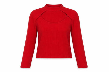 Womens UK Size M Divided by H&M Red Pullover Jumper