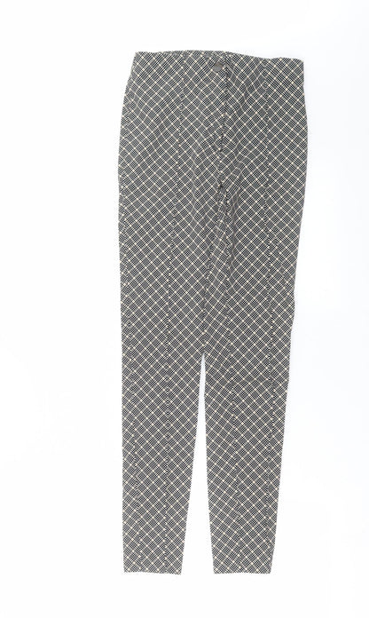 Primark Womens Black Geometric  Trousers  Size 10 L27 in