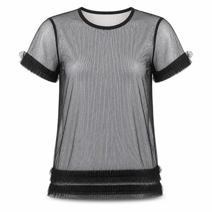 Womens UK Size 10 Primark Black Basic Blouse