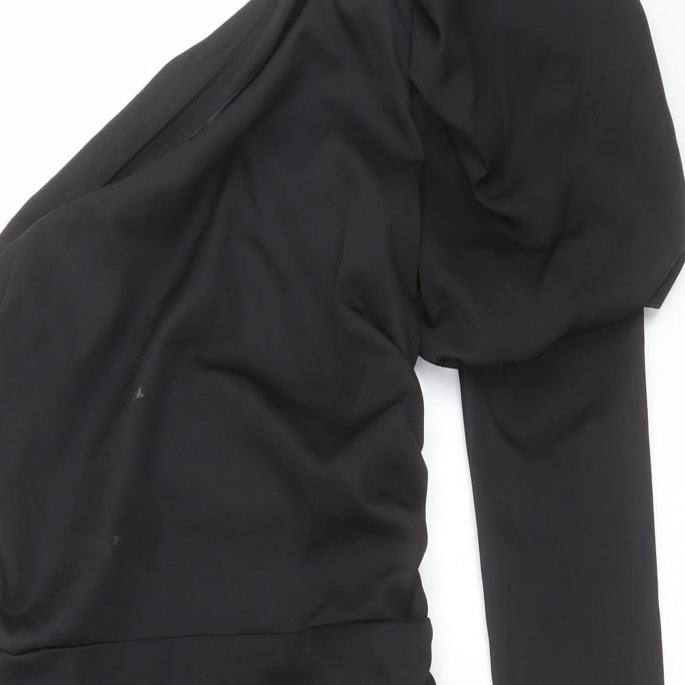 Missguided Womens Black   Shift  Size 12  - ruched