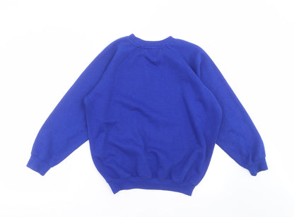 westex Girls Blue   Pullover Sweatshirt Size 12-13 Years  - school