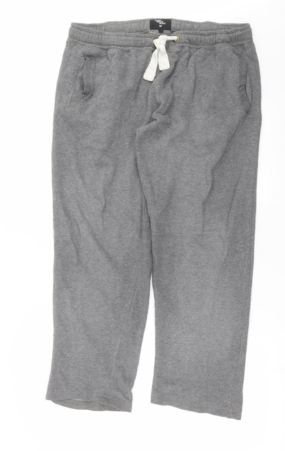 Mens UK Size M Cedar Wood State Regular Fit Jogger Grey Trousers