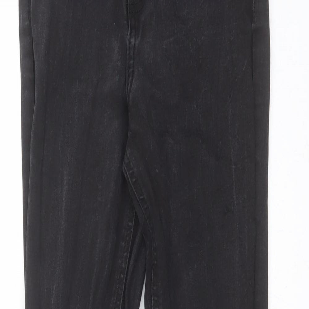 DENIM 365 Girls Black  Denim Skinny Jeans Size 12-13 Years - distressed