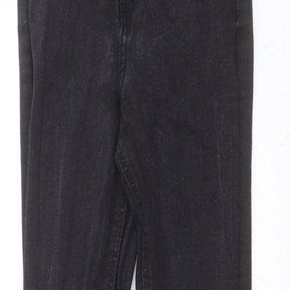 DENIM 365 Girls Black  Denim Skinny Jeans Size 12-13 Years - distressed