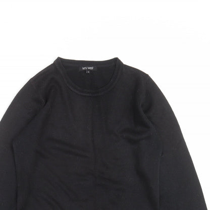 Womens UK Size 12 Key West Black Pullover Jumper