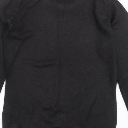 Womens UK Size 12 Key West Black Pullover Jumper