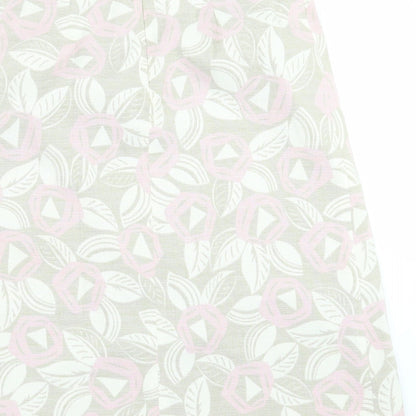 Oasis Womens Beige Floral  A-Line Skirt Size 10