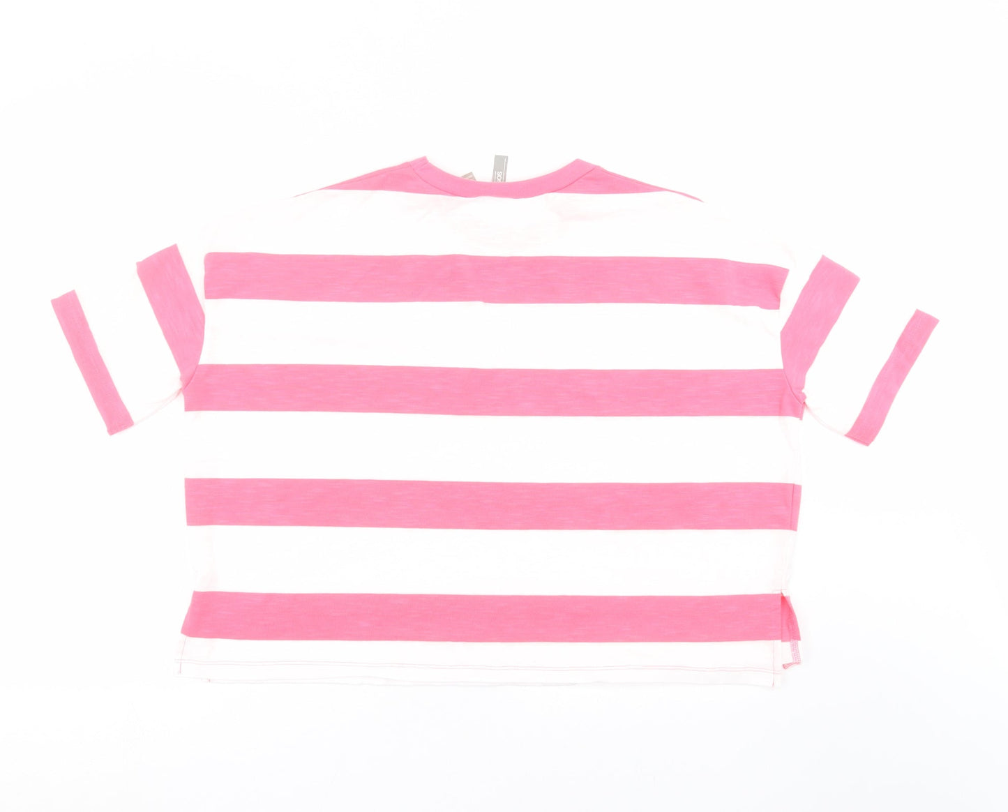 Womens UK Size 8 ASOS Pink Basic T-Shirt