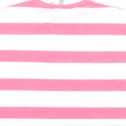 Womens UK Size 8 ASOS Pink Basic T-Shirt
