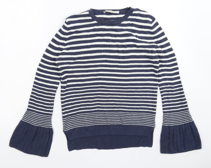 George Womens Multicoloured Striped Knit Pullover Jumper Size 16