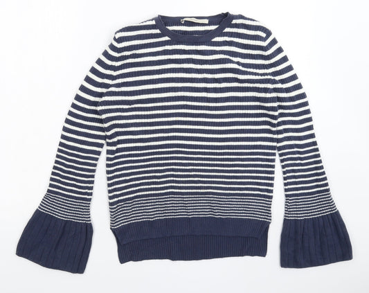 George Womens Multicoloured Striped Knit Pullover Jumper Size 16