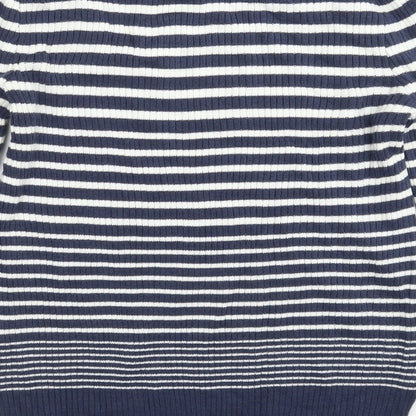 George Womens Multicoloured Striped Knit Pullover Jumper Size 16