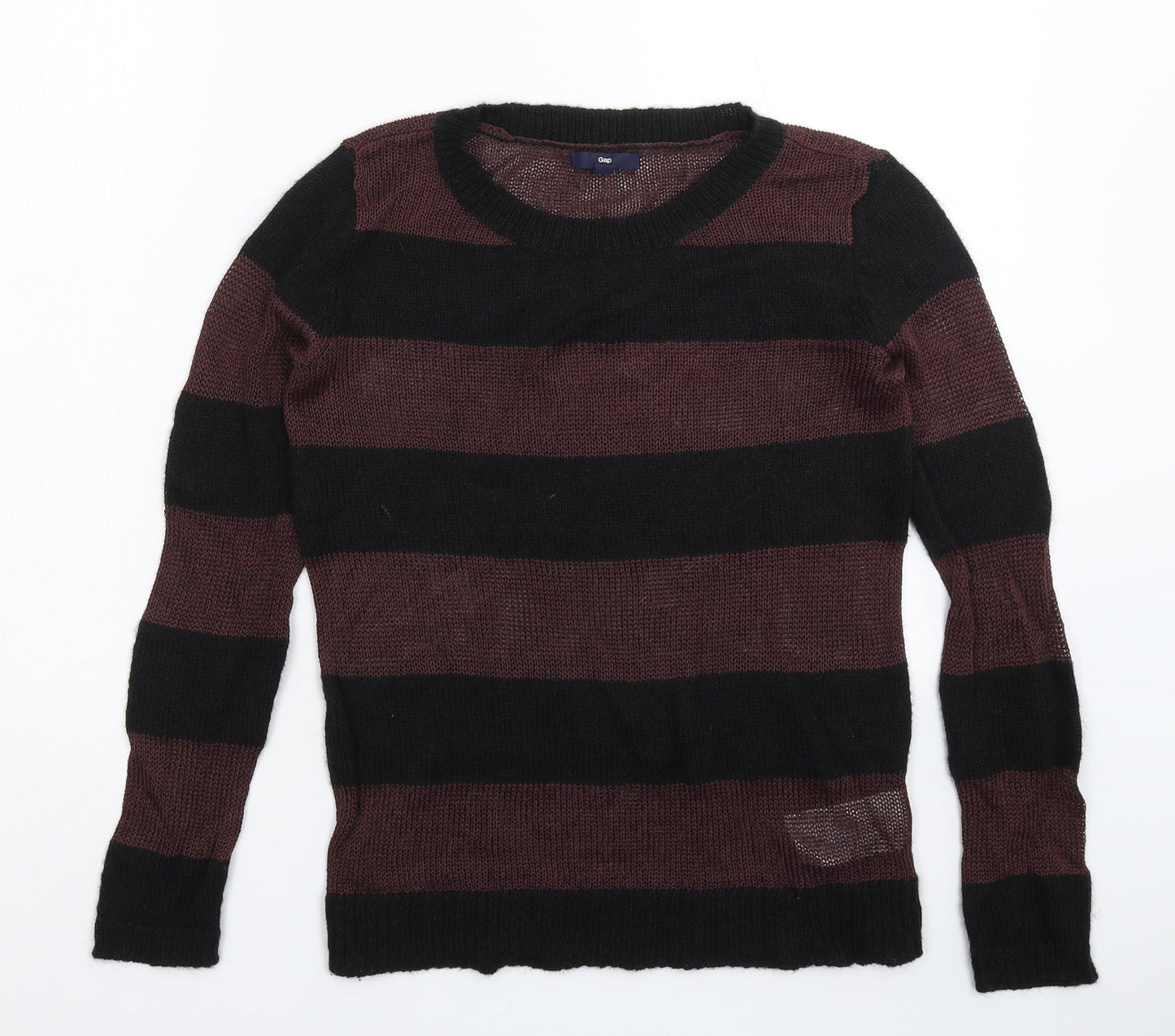 Gap Womens Multicoloured Striped Knit Pullover Jumper Size S