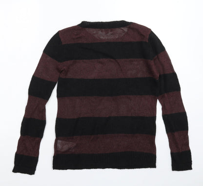 Gap Womens Multicoloured Striped Knit Pullover Jumper Size S