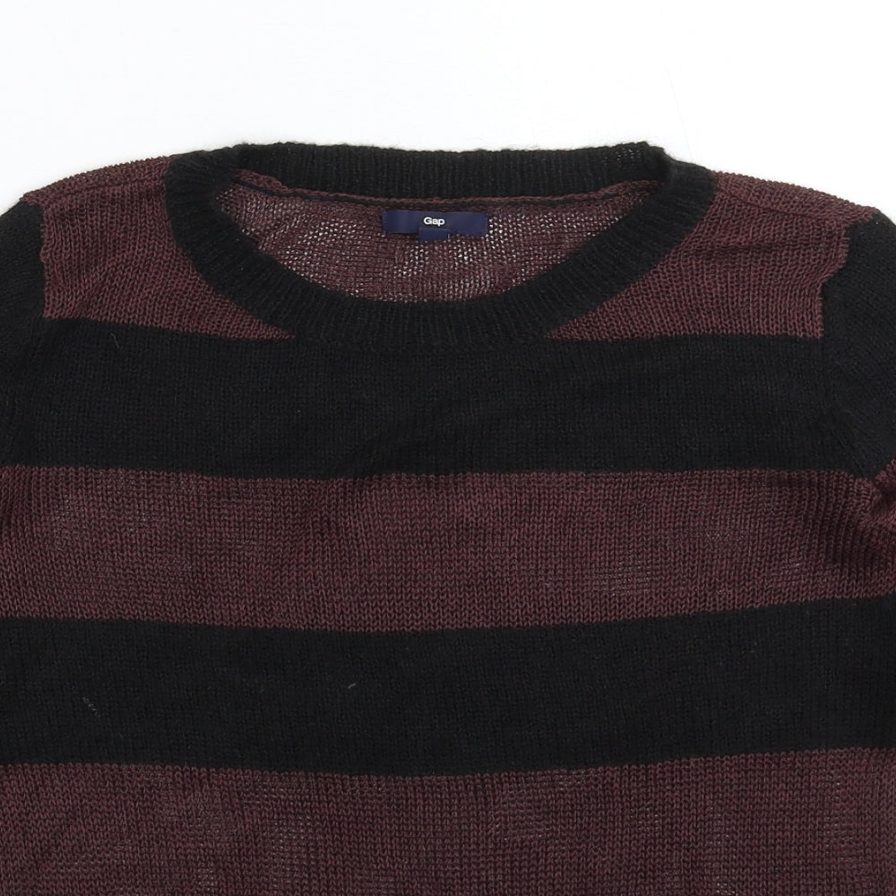 Gap Womens Multicoloured Striped Knit Pullover Jumper Size S